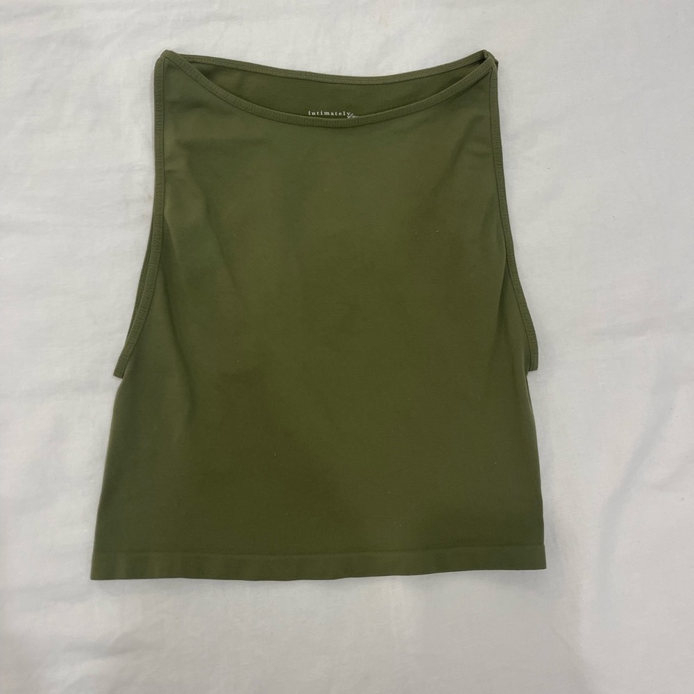 Free People army green tank size xs/s